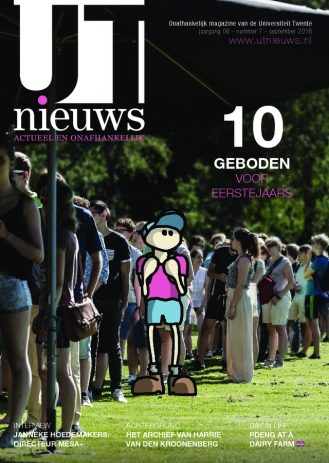 UT Nieuws Magazine september 2016 cover